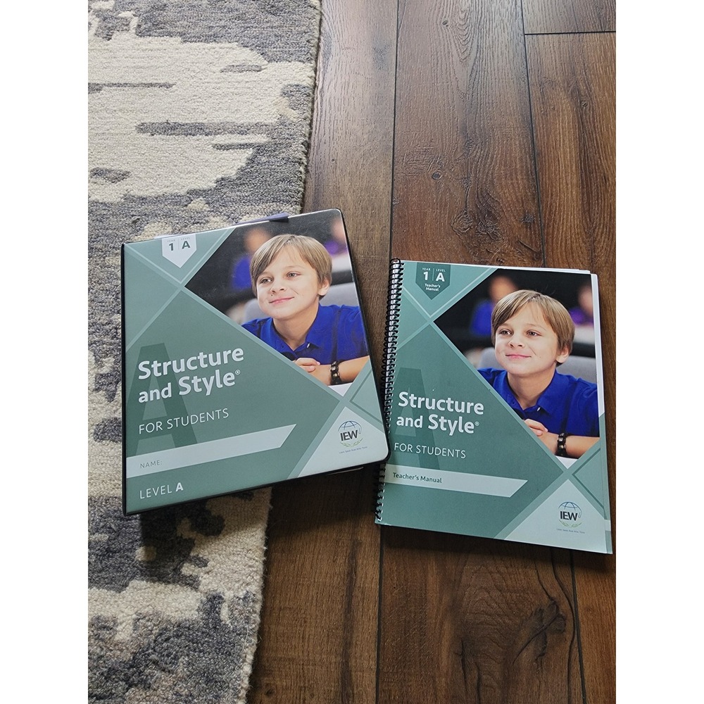 IEW Structure and Style Student Year 1 Level A Teacher Manual and Student Binder